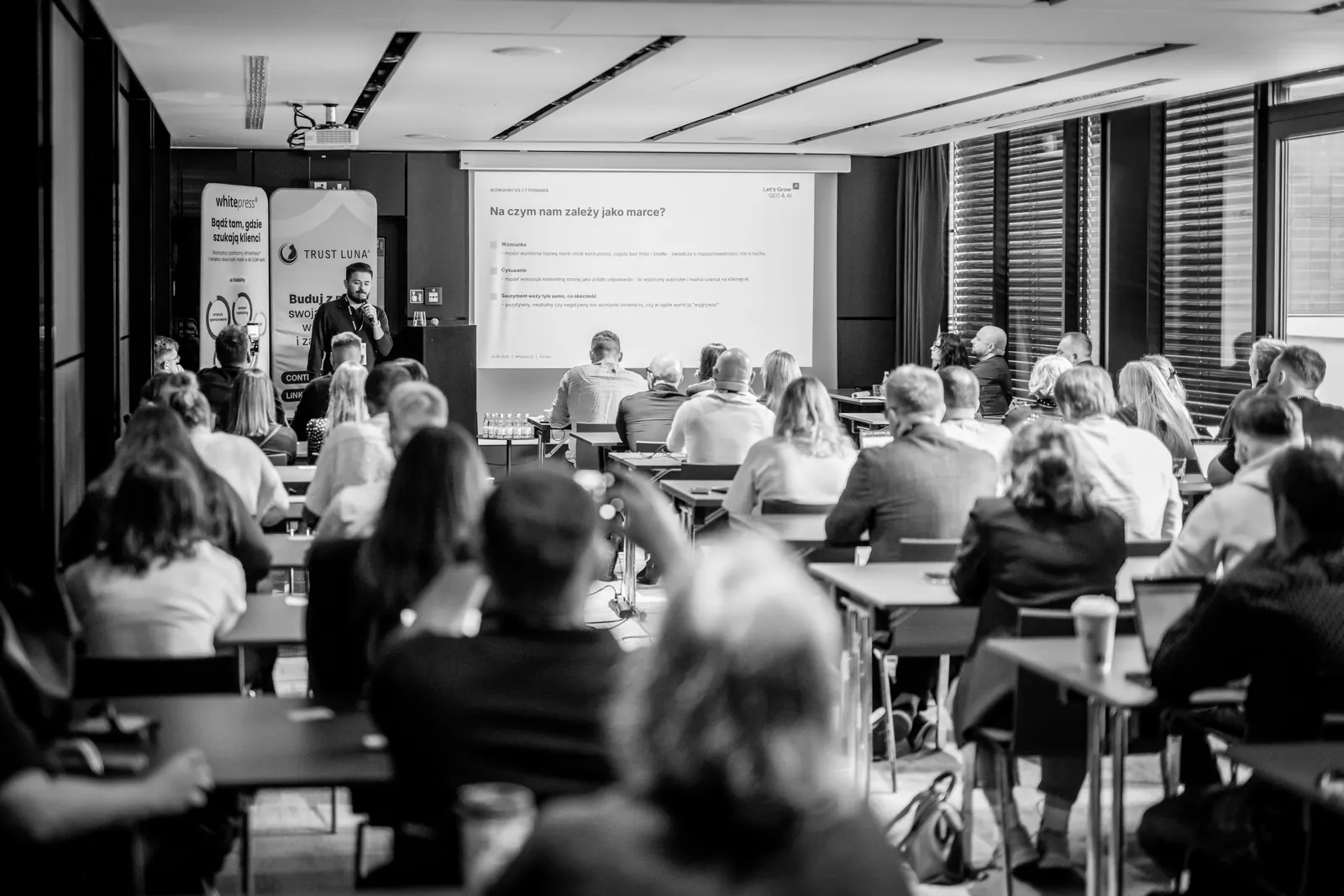 The audience during a talk at Semcore 2026